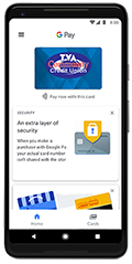 Cell phone with Monarch page loaded in browser